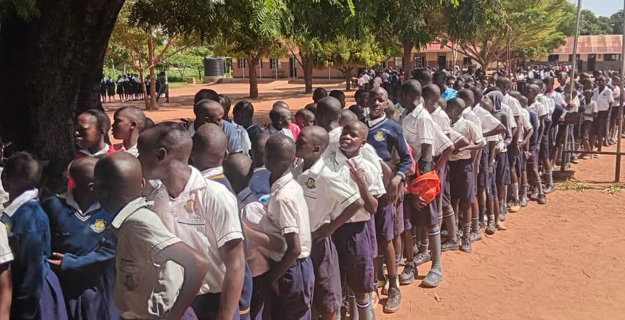 At Soroti Demonstration Primary School, attendance figures showed a significant gap between the number of registered learners and those who had reported. (Photo by Juliet Akello)