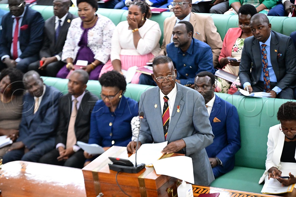 Sheema South Ephraim Kamuntu, who is also the newly-elected Internal Affairs minister, moved the motion seeking Parliament&rsquo;s approval of Alupo&rsquo;s appointment by President Yoweri Museveni. (Credit: Maria Wamala)