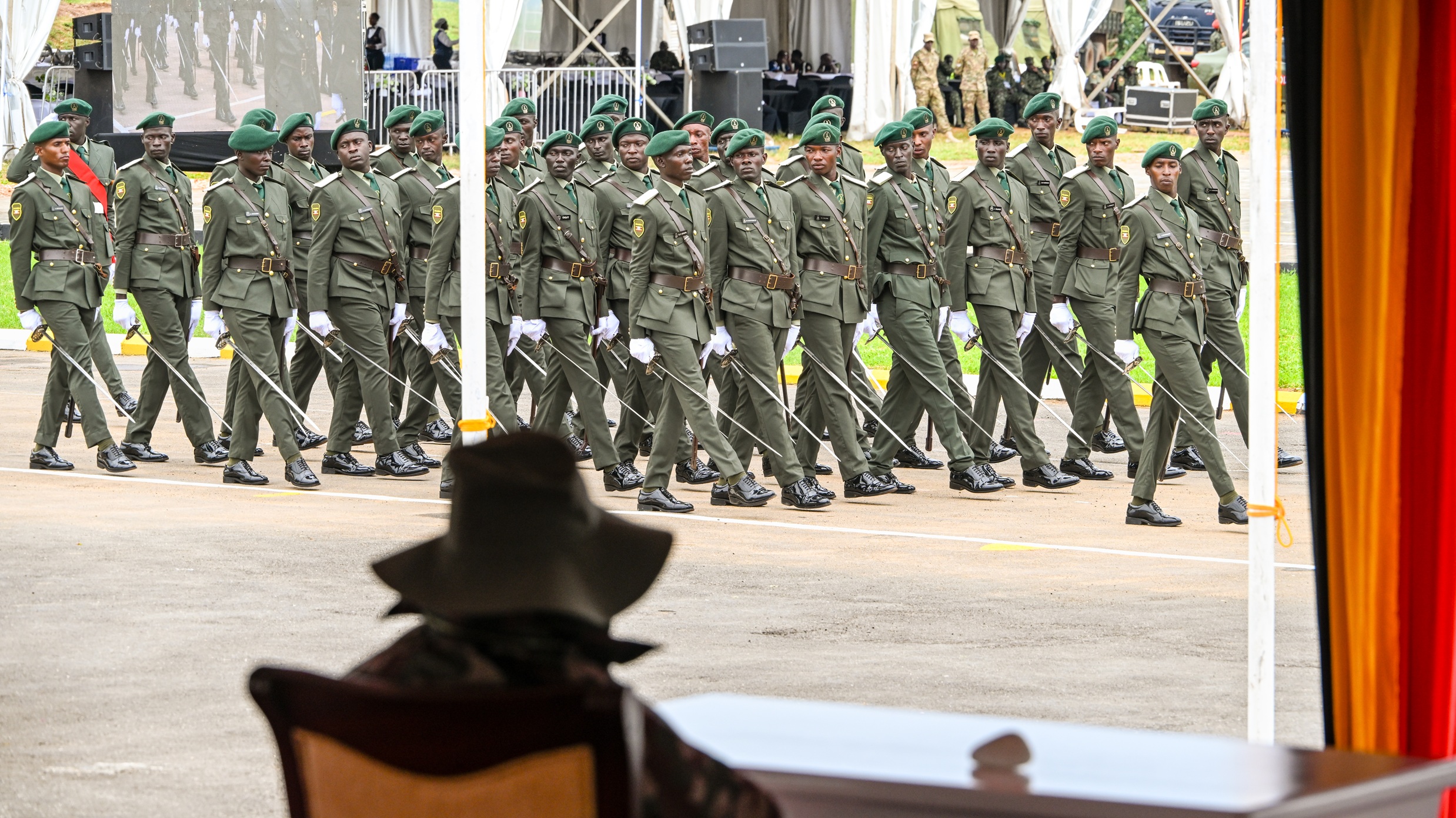 Museveni said a strong economy is one of the fundamental pillars of an effective national defence system, arguing that the military must work alongside other institutions to protect the country’s productive sectors. (PPU Photos)