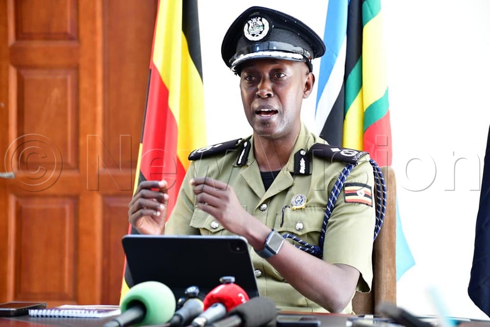 Kituuma said Kulutu Ayub and Waiswa Benon were recommended for dismissal from the force, while Waiswa Siraje and Emorut Razak were recommended for discharge. (Credit: Mpalanyi Ssentongo)