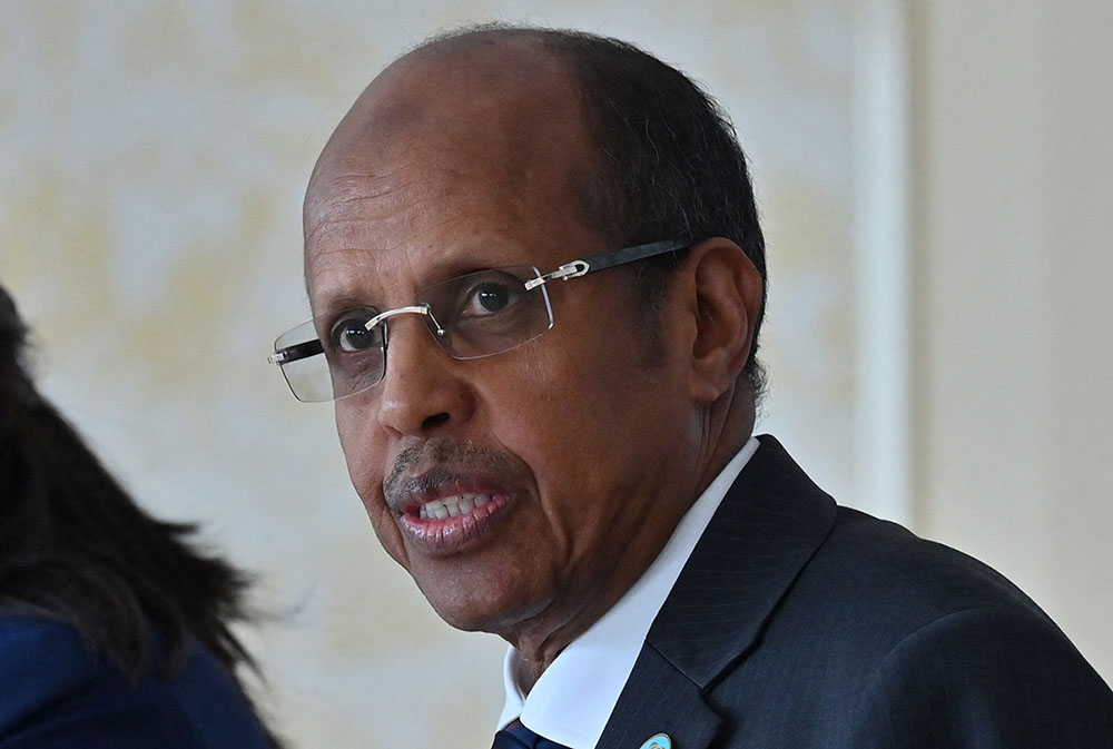 African Union Chairperson Mahmoud Ali Youssouf.