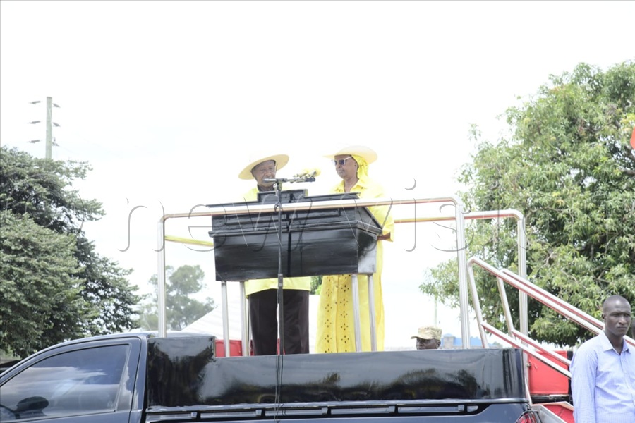 Museveni also also pledged the extension of high-voltage 132KV electricity from the Karuma power dam to meet increasing power demands caused by economic activity in the region. (All Photos by Eddie Ssejjoba)