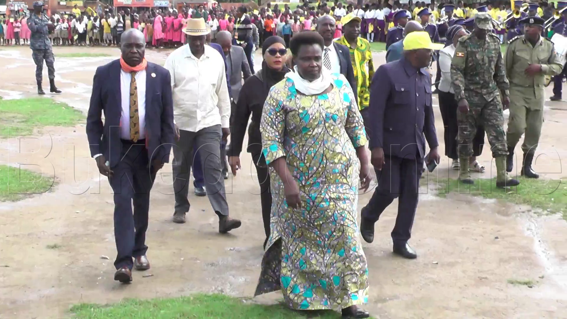 Omumyuka wa Pulezidenti Jesca Alupo ng'atuuka ku mukolo gw'okutongoza emmwanyi mu Rukiga