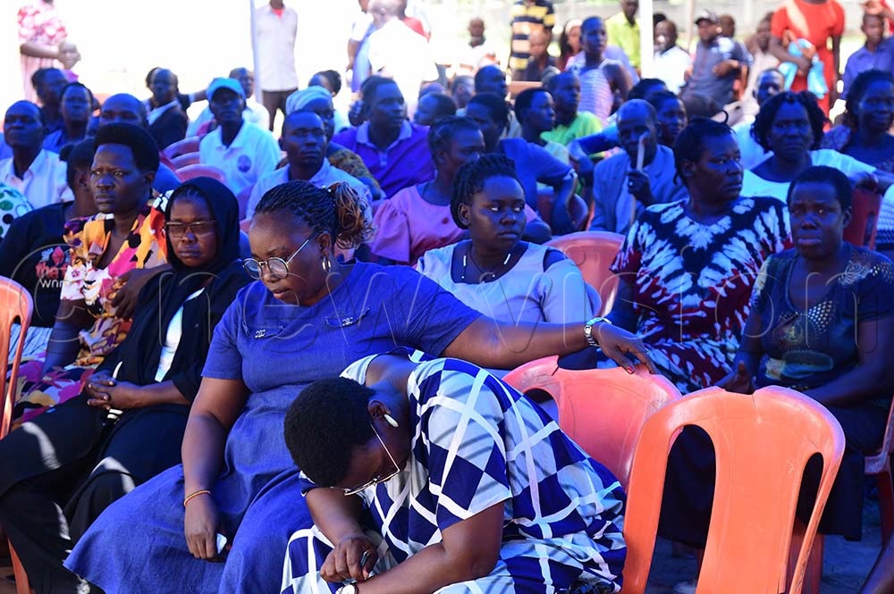 It was an emotional moment in court as members of the public reacted upon seeing the mother of the slain girl being carried out. (Credit: Godfrey Ojore)
