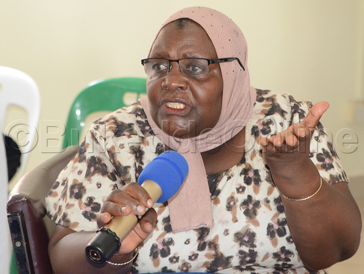 Ssentebe W'ekitongole Kya Equal Opportunities Commission Hajjati Safia Nalule Jjuuko Nga Ayogera