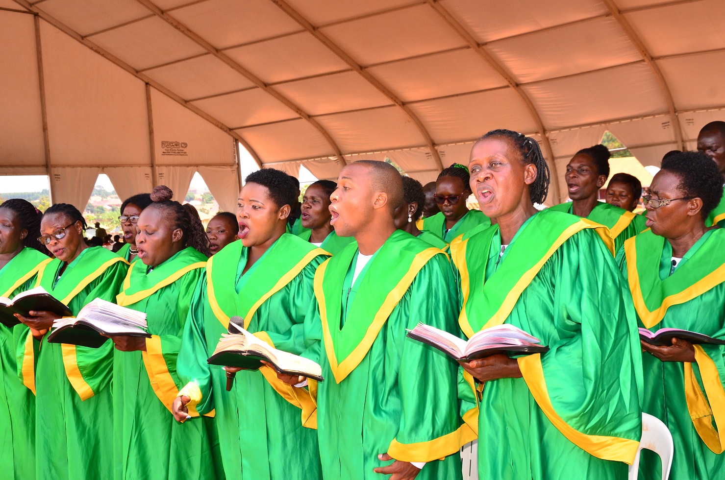 Christ Cathedral Bugembe Main Choir During The Busoga Prayer Week Closure In Mayuge District On Sunday. By Jackie Nambogga (1)