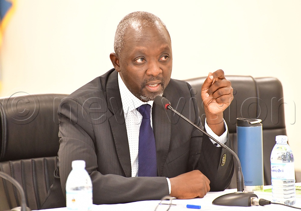 Prof. Justice Andrew Khaukha, Executive Director of the Judicial Training Institute (JTI), speaking during the Juvenile Justice Roundtable at the Court of Appeal Conference Hall on Friday, 23rd October 2026. (Photo by Mpalanyi Ssentongo)