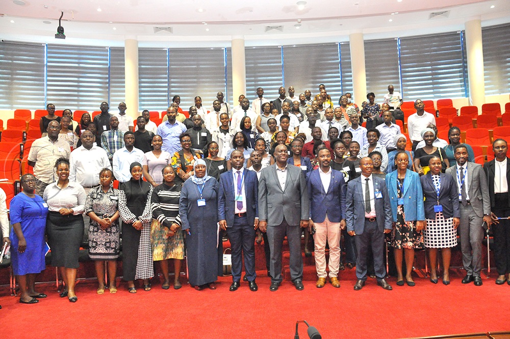 Participants pose for a group photo during the business rescue and aftercare program meeting at URBS offices Kololo on February 24, 2025. (Photo by Nancy Nanyonga)