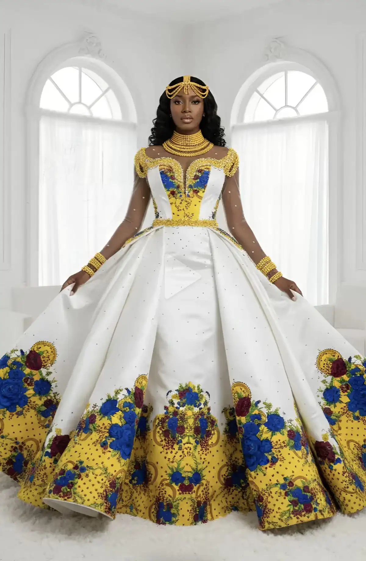 Gowns: A touch of African print | Bride & Groom Uganda