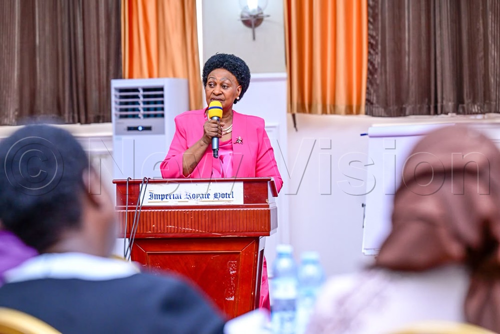 The Minister of State for Gender, Labour and Social Development in charge of Elderly Affairs, Jacqueline Mbabazi. (Credit: Miriam Namutebi)