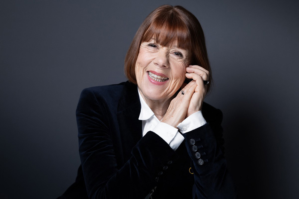 Gis&egrave;le Pelicot poses during a photo session in Paris on February 4, 2026. "Et la joie de vivre" (published by Flammarion), written by Gis&egrave;le Pelicot, with journalist and novelist Judith Perrignon, will be released on February 17, 2026. (Photo by Joel Saget / AFP)