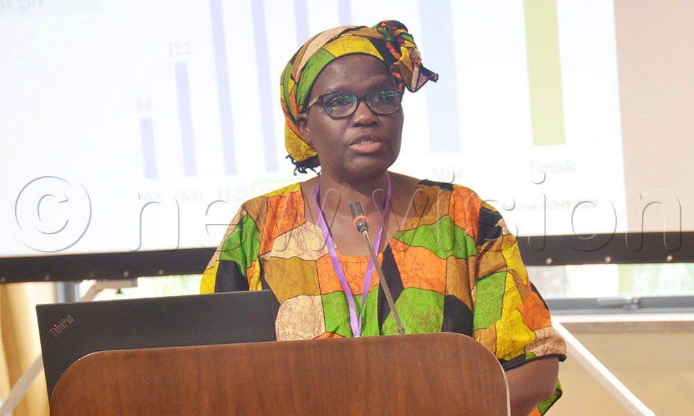 Samali Namukose, the assistant commissioner in charge of nutrition at the Ministry of Health. (Credit: Agnes Kyotalengerire)