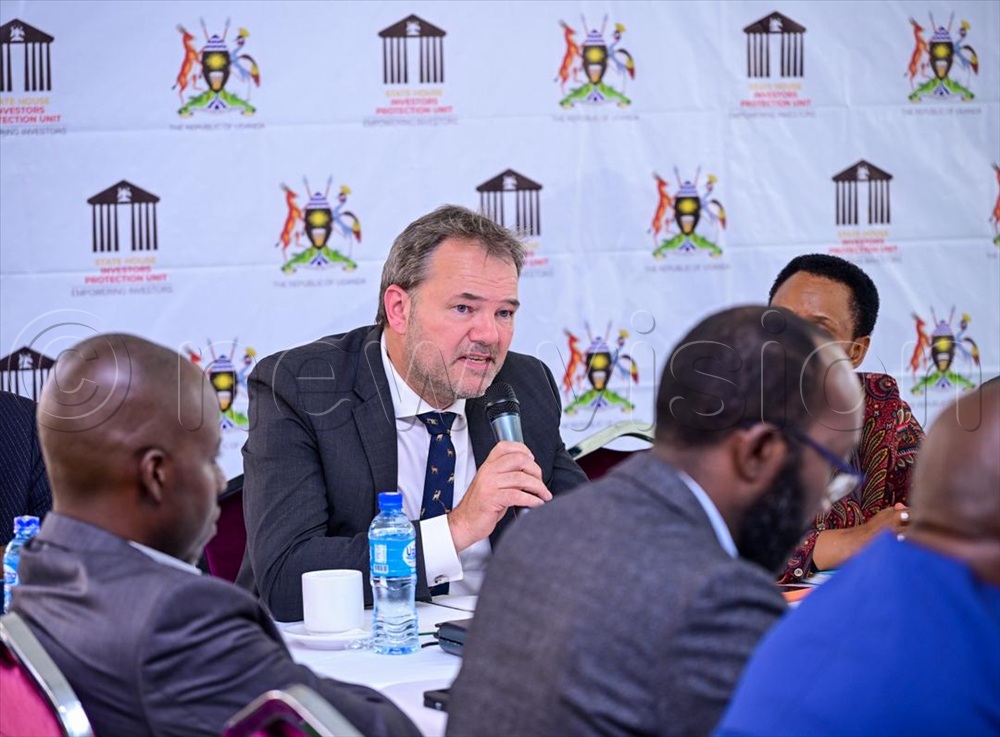 Jacob Kahl Jepsen, Team Leader for Green Economy, Trade and Climate at the Embassy of Denmark making his remarks.