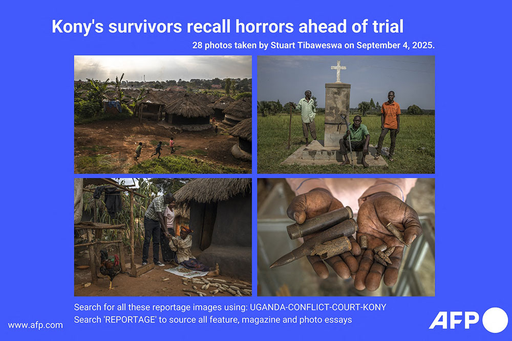 AFP presents a reportage of 28 pictures taken by photographer Stuart Tibaweswa taken in Gulu, Uganda on September 4, 2025 of Ugandan warlord Joseph Kony's survivors recalling horrors ahead of his trial.