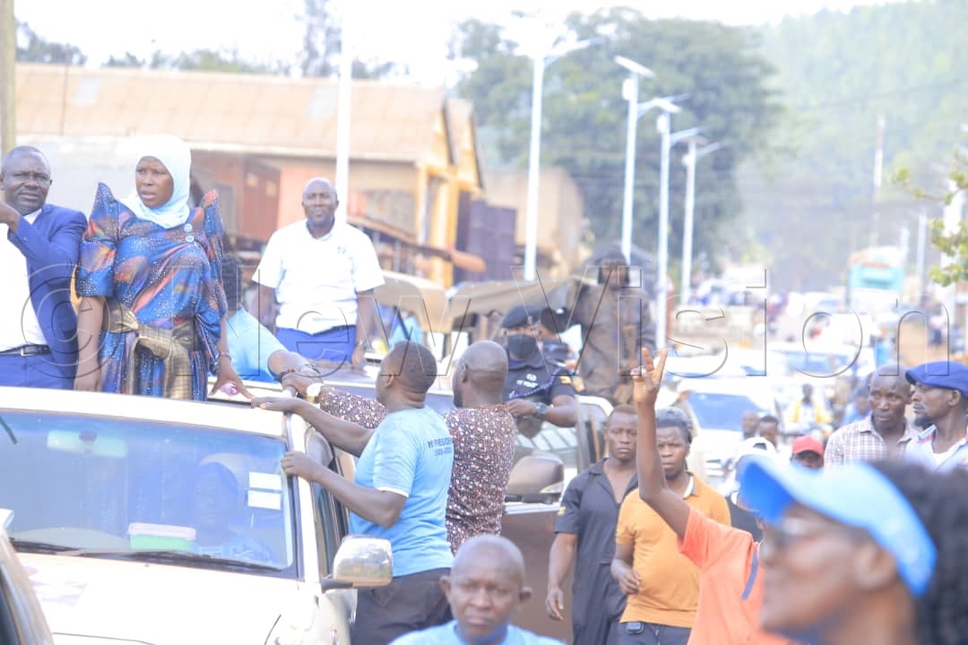 Forum for Democratic Change (FDC) presidential hopeful Nathan Nandala Mafabi during his campaign. (File)