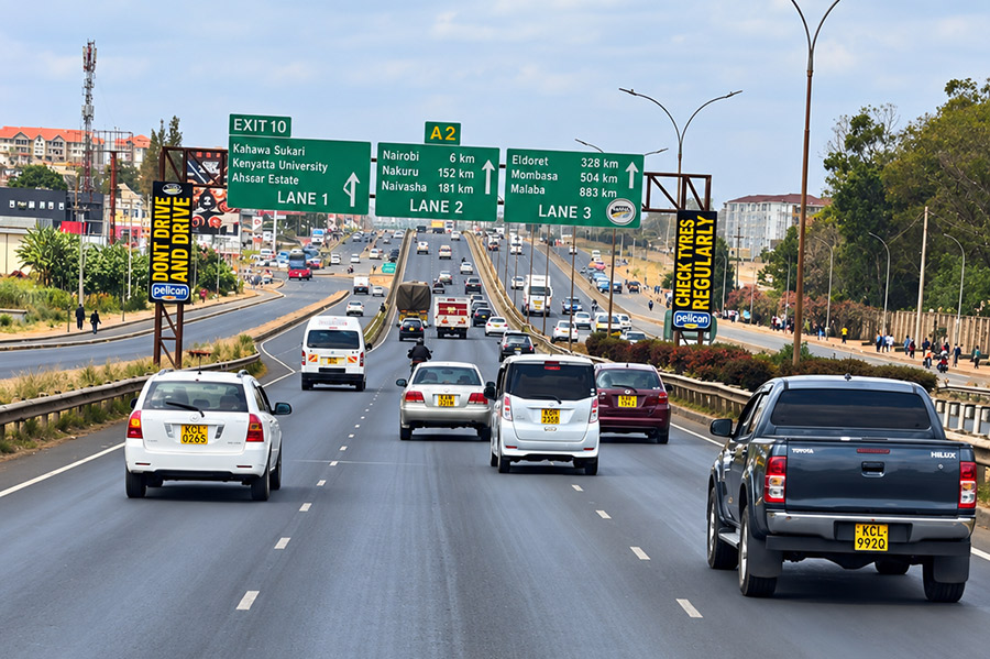 Ruiru road is 12km to Kasarani and 33km to Talanta stadium