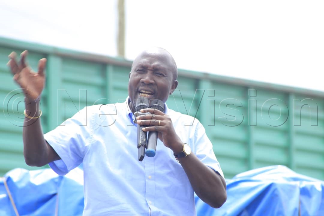 Forum for Democratic Change (FDC) presidential candidate James Nathan Nandala Mafabi. (Credit: Alfred ochwo) 