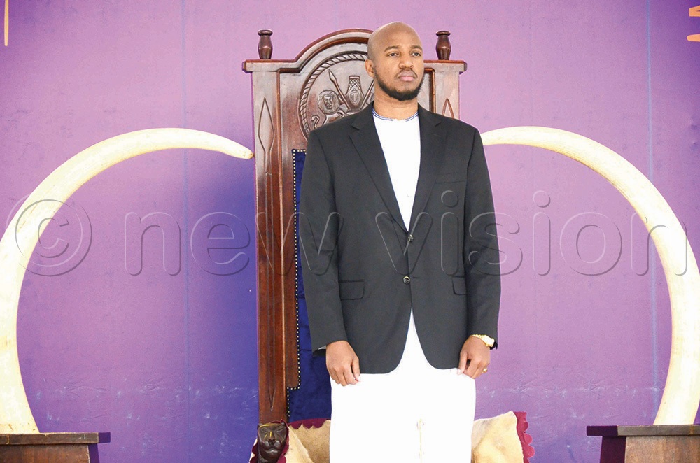 King Oyo Kabamba Iguru at his 28th coronation anniversary. (New Vision Archives)