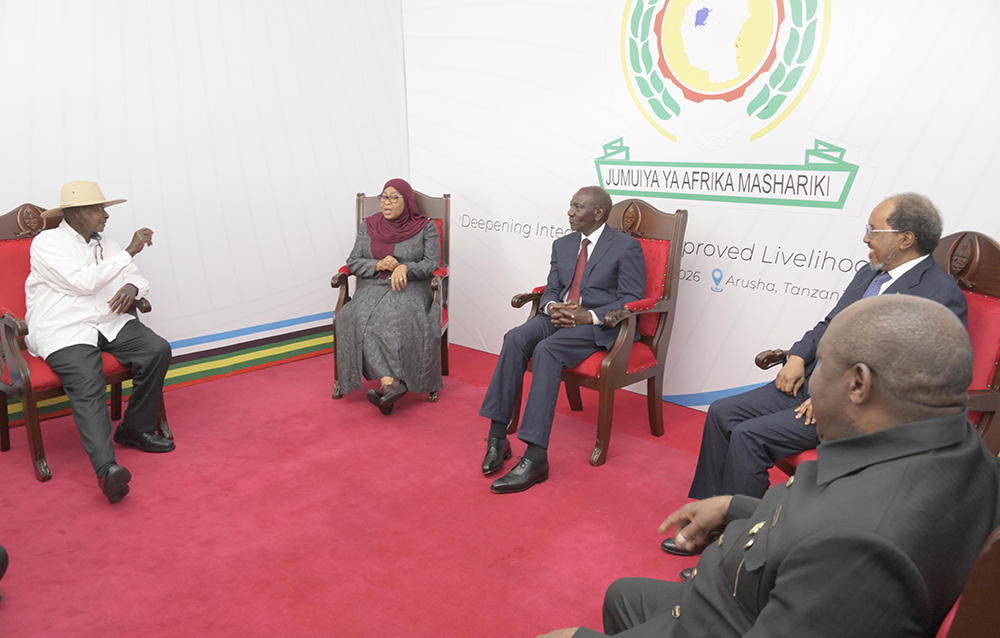 EAC heads of state at the summit.