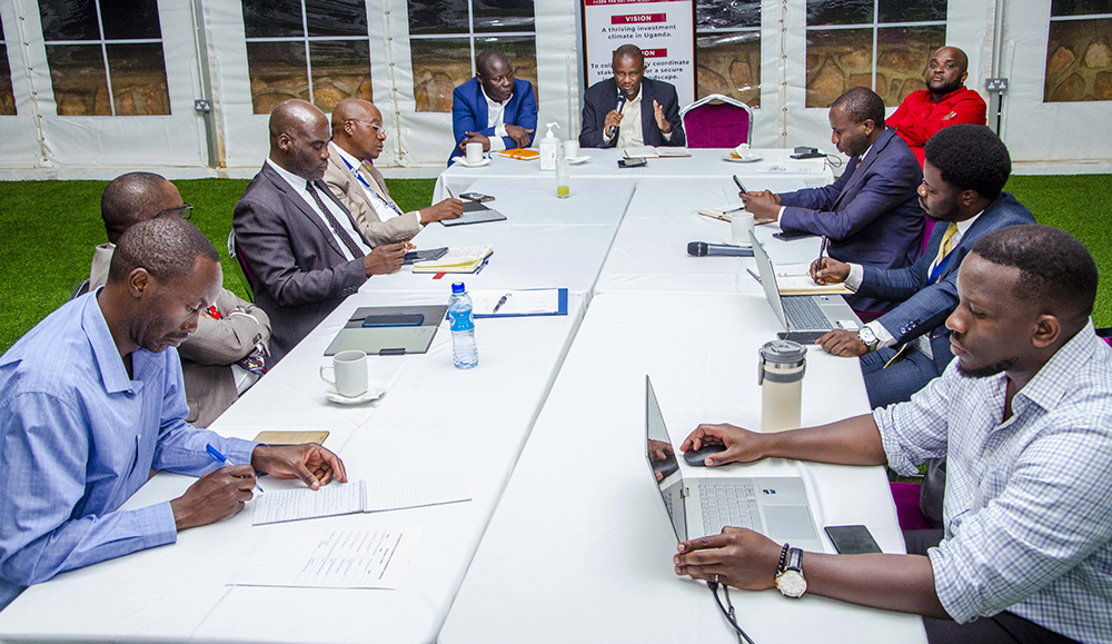Leaders of various government agencies attending the meeting. PPU PHOTO