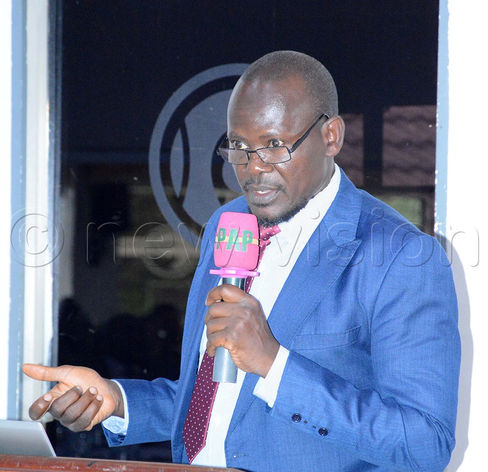 Hamis Mugendawala, the Senior Manager Population and Development and Planning at National Planing Authority, during the human development programme review meeting on September 10, 2025. (Photo by Mary Kansiime)