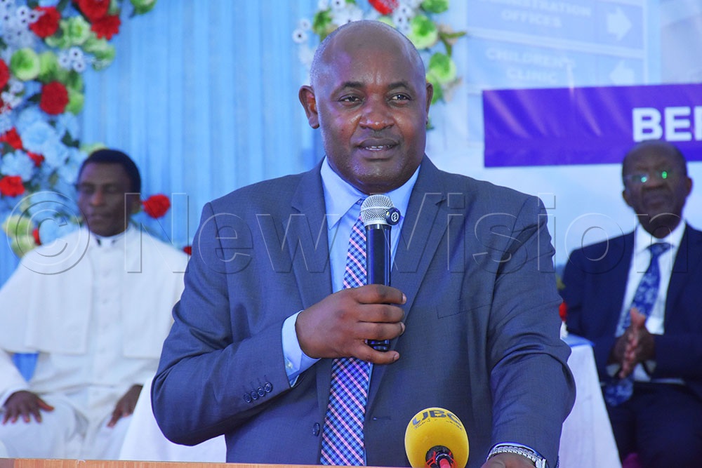 The health minister commended faith-based institutions for complementing government efforts in healthcare delivery, education and socio-economic transformation, describing their contribution as an extension of the church's healing Mission. (Credit: Julius Luwemba)