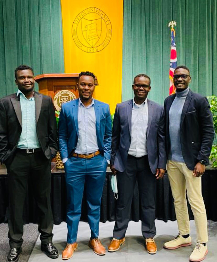 Ronald Mugabi, Edson Benda, Ali Lukungu and Alex Tulilaba. In the sports sector, football remains Uganda’s primary source of exports to the US. (Courtesy photo)