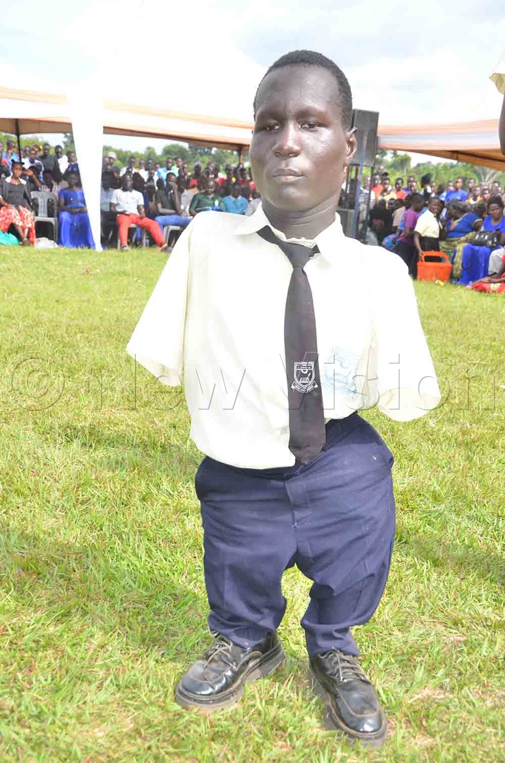Innocent Odia's teachers say Odia has been an outstanding student in classwork, with many fellow students desiring to be named in his group during team assignments. (Credit: Joseph Ekol)