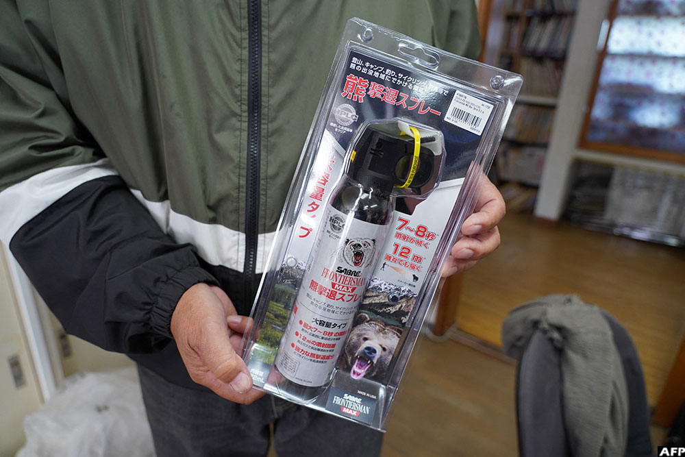 A can of bear spray can come in handy during a bear attack.