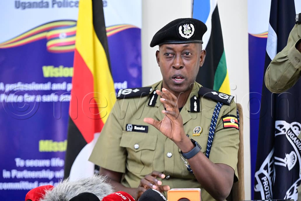 Police spokesperson Rusoke Kituuma says the arrests followed investigations into fake TikTok and WhatsApp accounts created in Natasha&rsquo;s name to defraud unsuspecting members of the public. (Credit; Police spokesperson Rusoke Kituuma says the arrests followed investigations into fake TikTok and WhatsApp accounts created in Natasha&rsquo;s name to defraud unsuspecting members of the public. (Credit: Mpalanyi Ssentongo)