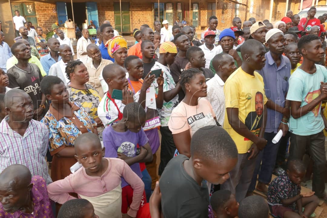 Abantu abazze ku Rally ya Mugisha Muntu