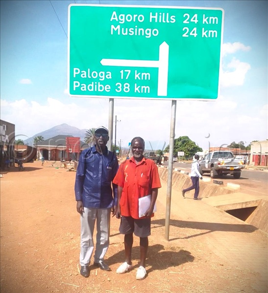 Thomas Tokwiny Mussolini was received at Madi-Opei by Rev. Penington Okeny of St. Luke&rsquo;s Church of Uganda. (Credit: Claude Omona)