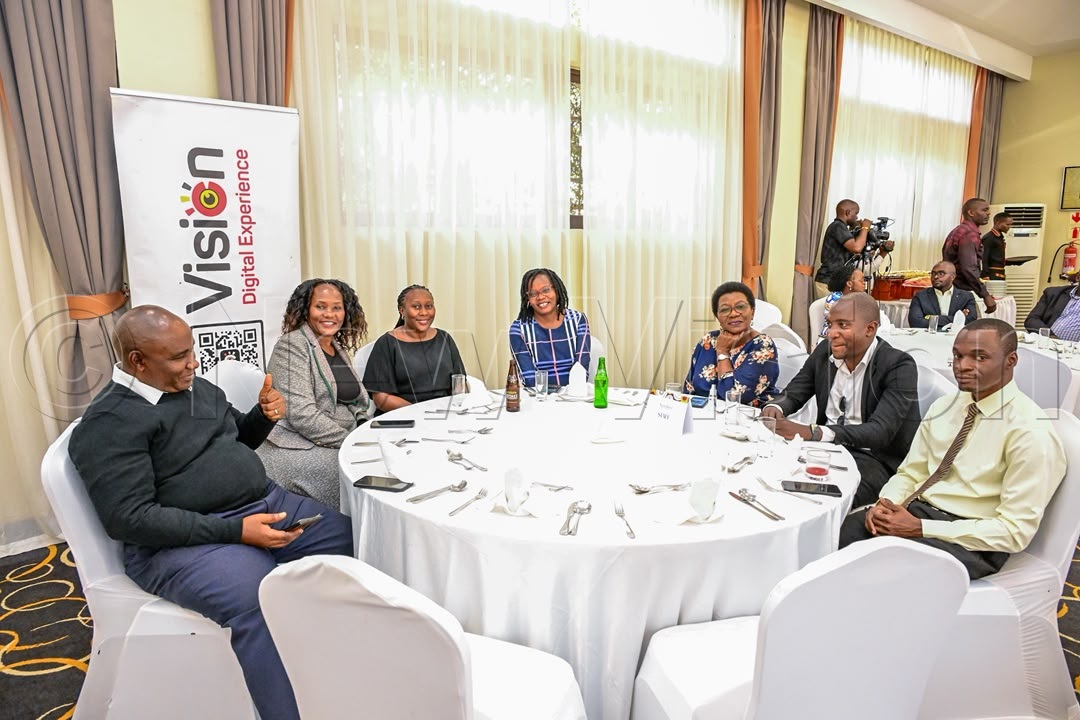 Some of the Vision Group editors gathered at the event.
