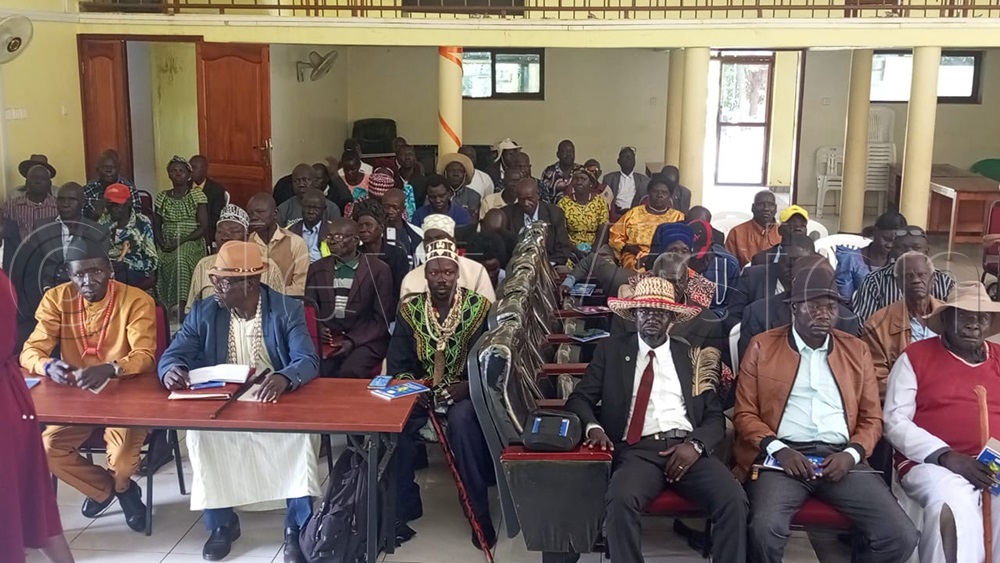 Cultural leaders during the meeting. (Credit: Doreen Tasia)