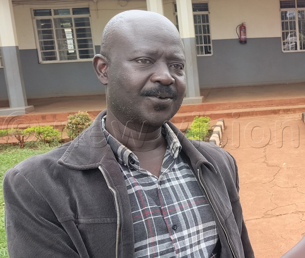 Simon Kasirye, the NUP flag bearer who won the Southern division mayoral race after collapsing in the tally centre following the changes on the DR form by NRM team. (Photo by Jackie Nambogga)