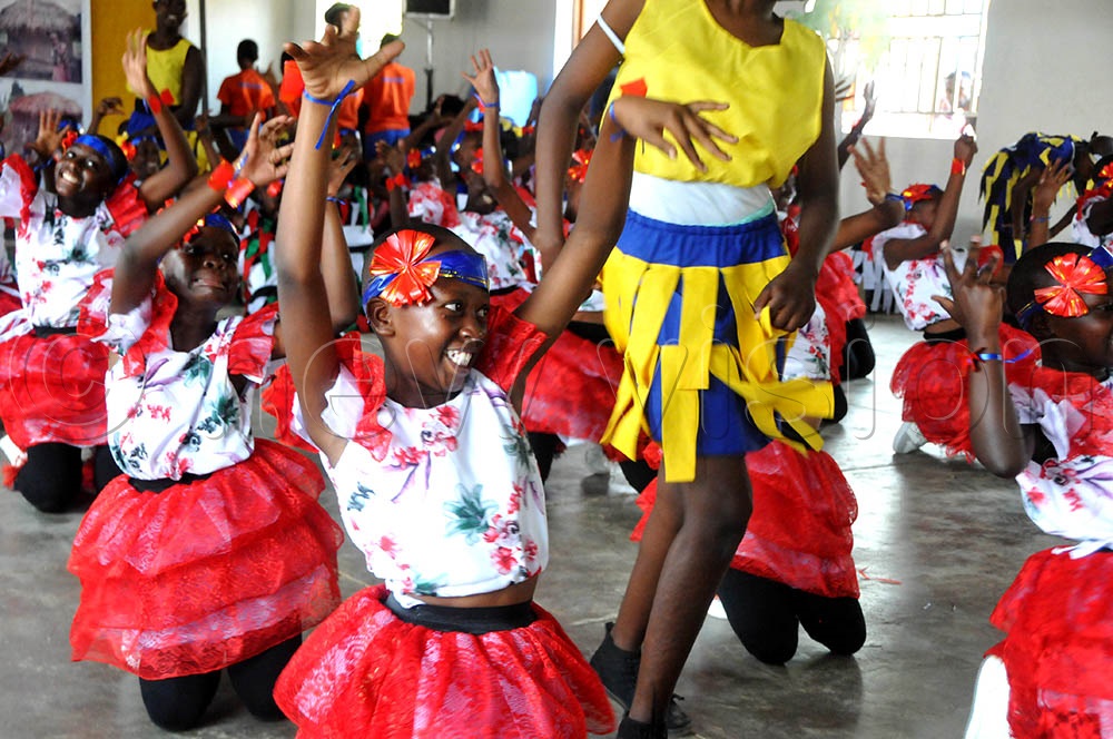Mbarara Junior School team performing creative dance on day three of the National Primary Schools Music, Dance and Drama Festival hosted at Mbarara Junior School and Mbarara High School in Mbarara City. (Photo by Abdulkarim Ssengendo)