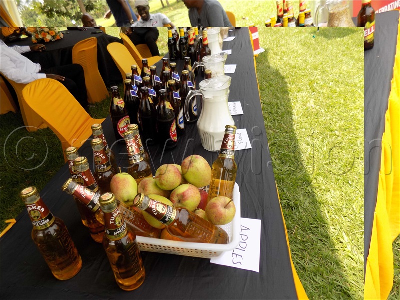 Apples sourced from farmers in Kabaale are also used in the production of beer products.