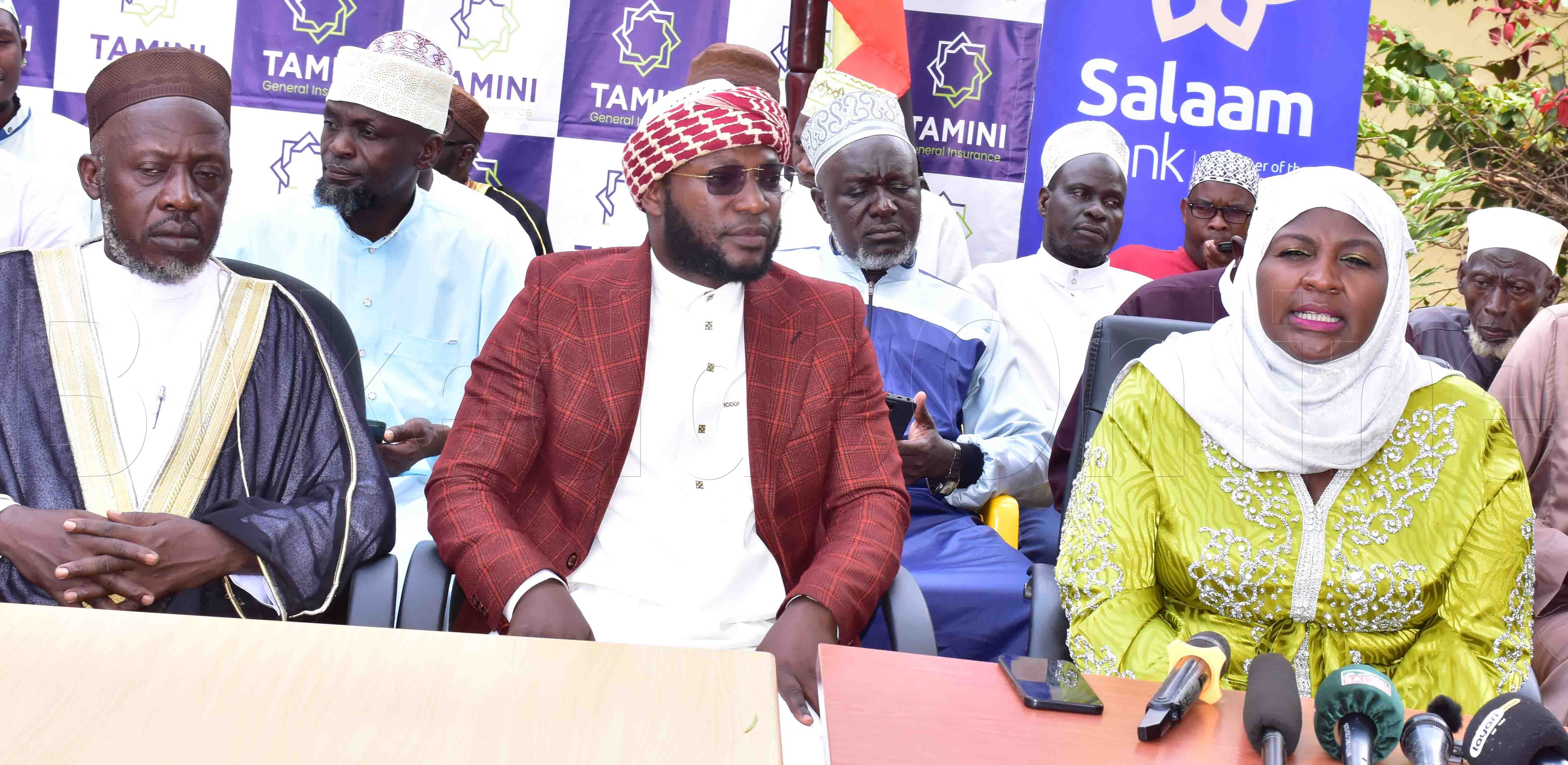 Akulira office ya ssentebe wa NRM Hadijah Namyalo ng'ayogera mu lukiiko lw'abannamawulire