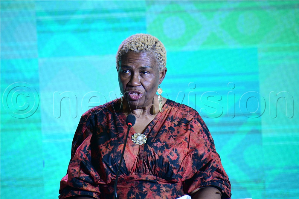 Nwanne Vwede-Obahor, the United Nations Development Programme's (UNDP) Resident Representative for Uganda at the opening of the African Industrialization Week at Speke Resort Munyonyo on November 17, 2025.