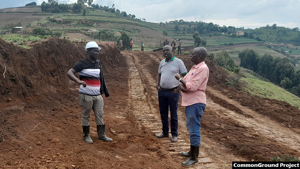 The project has supported the construction of community access roads to connect them to the markets
