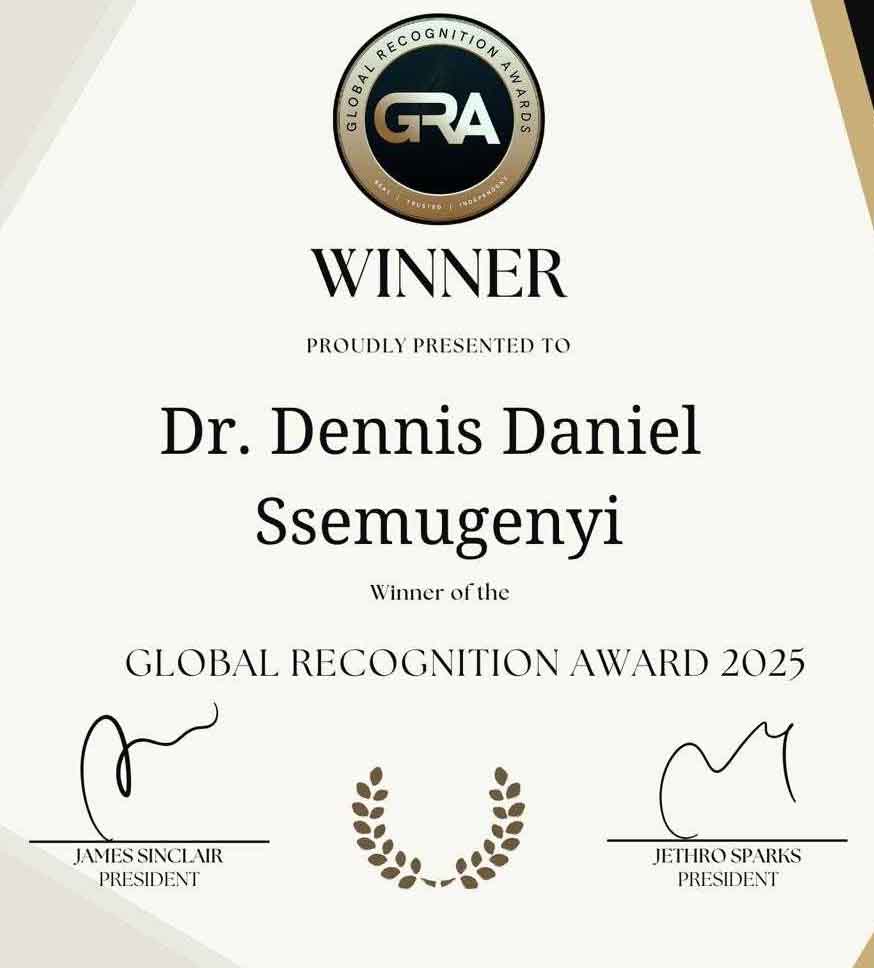 Dr Dennis ng'engule eyamuweebwa