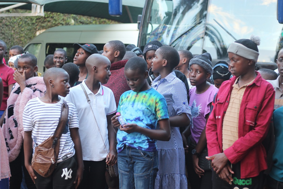 Learners before boarding