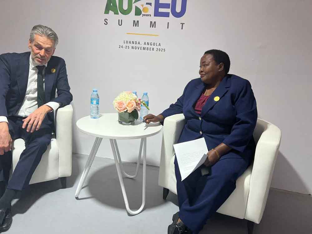 Schoof said Uganda is a cradle of peace in the region and thanked the President and the country for all their peace efforts in the region, according to a stament from the Office of Uganda's prime minister.