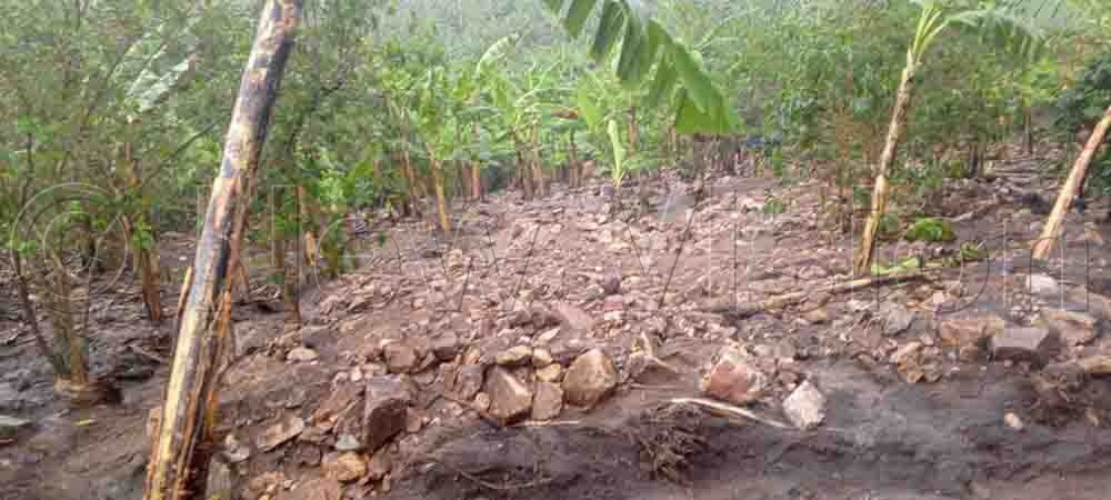 RDC Muhindo urged residents in areas prone to flooding and landslides to remain alert and move to safer areas whenever heavy rains begin. (Credit: Bruno Mugizi)