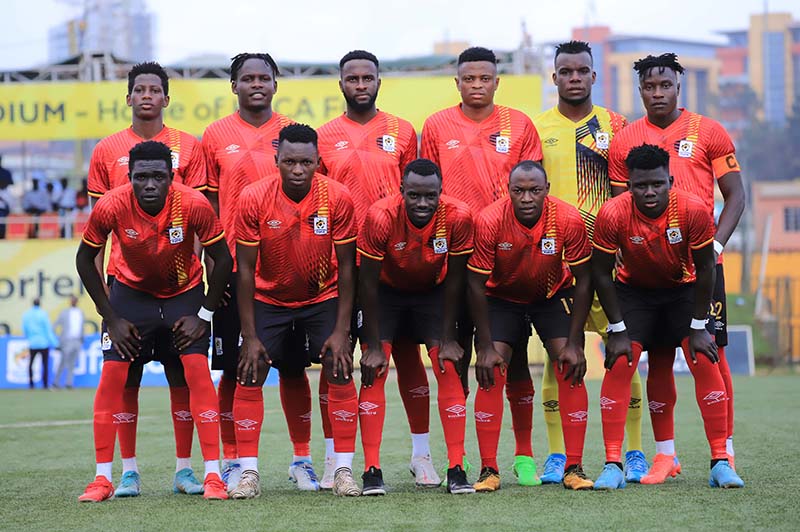 Ttiimu ya Cranes eriwo eyazannye.