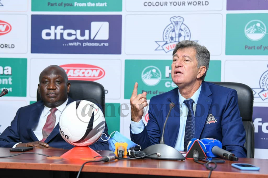 Vipers Unveil Brazilian Roberto Oliveira As New Coach New Vision Official
