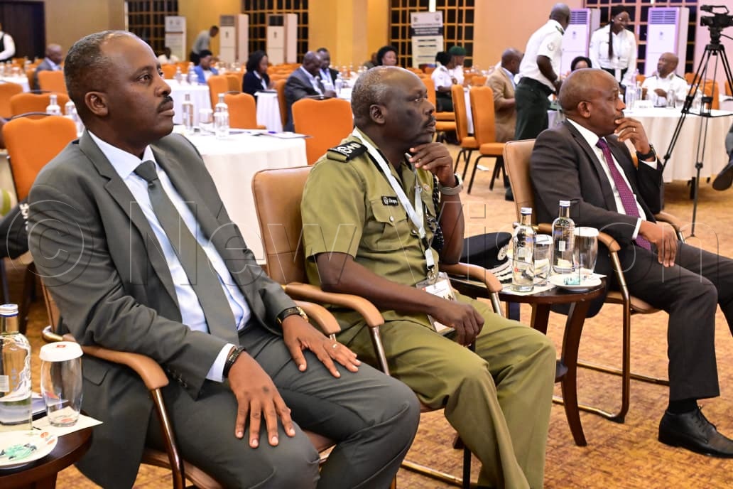 Gen. David Muhoozi at the meeting.