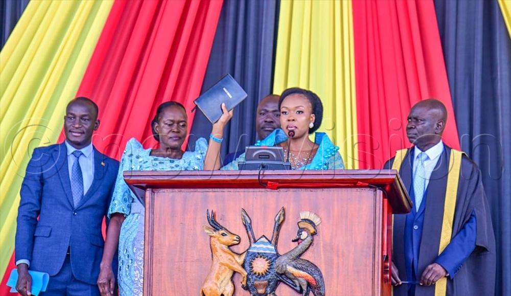 Anne Adeke Ebaju has been sworn in as the Woman Member of Parliament for Soroti District.