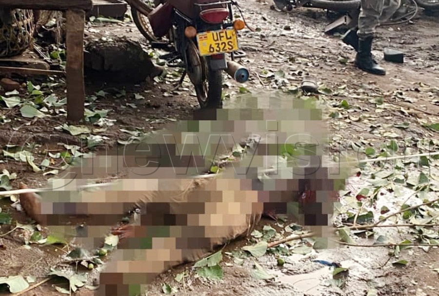The body of one of the victims