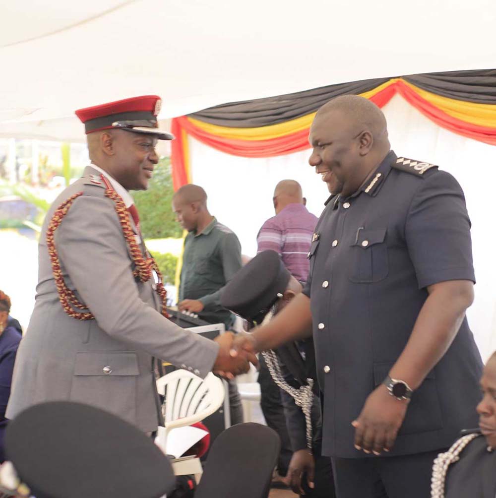 Omugambirizi wa pooriisi, Fred Enanga ahamukoro ogu..Courtesy Photo